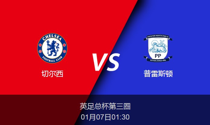 英足总杯：切尔西vs普雷斯顿比分预测前瞻分析