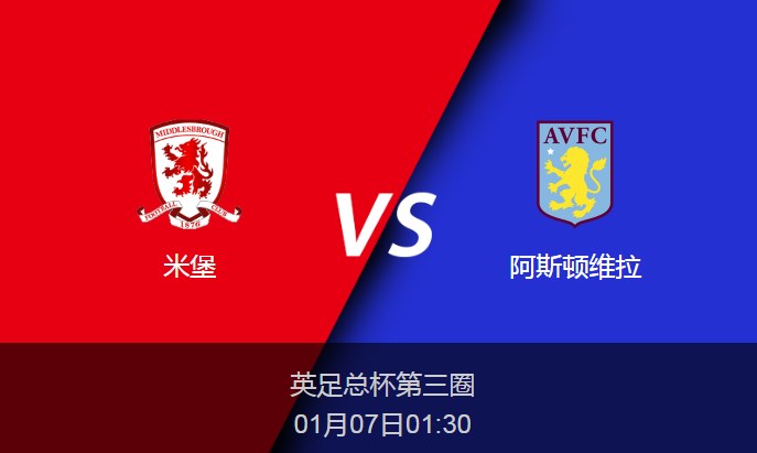 英足总杯：米堡vs阿斯顿维拉比分预测前瞻分析