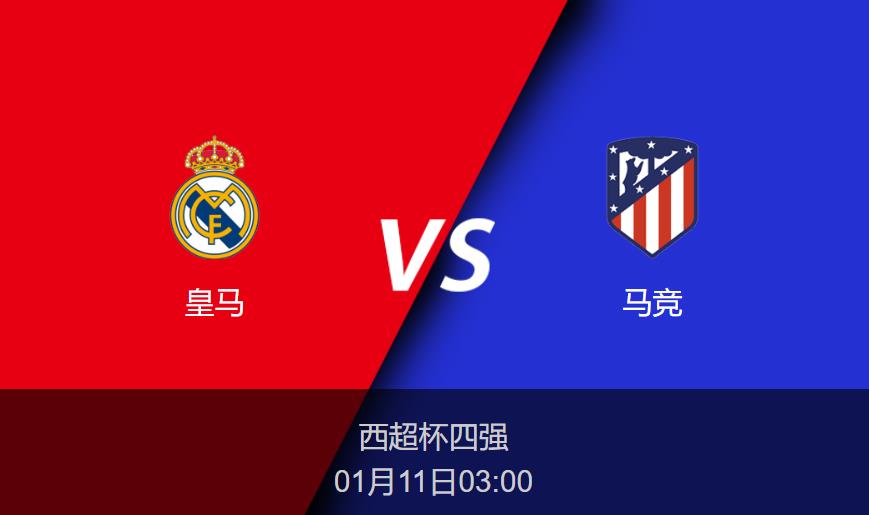 西超杯前瞻:皇马vs马竞比分预测分析