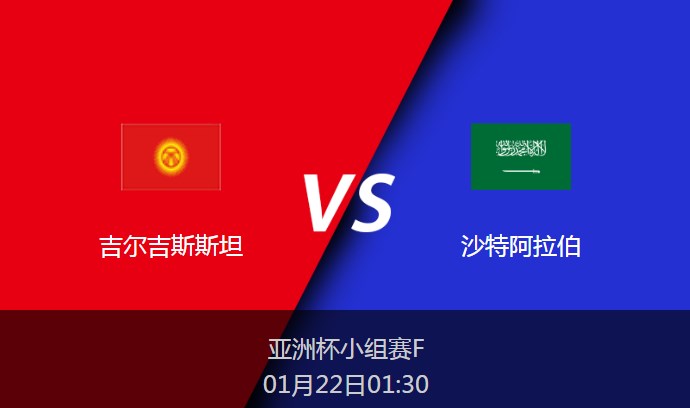 亚洲杯:吉尔吉斯斯坦vs沙特阿拉伯比分预测前瞻分析