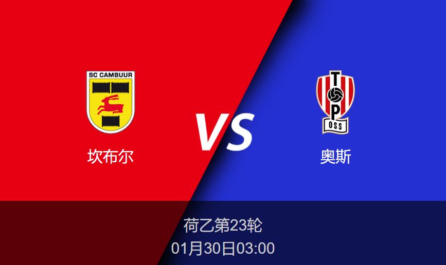 荷乙前瞻：坎布尔vs奥斯比分预测分析