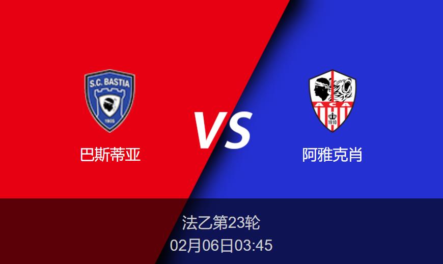 法乙前瞻：巴斯蒂亚vs阿雅克肖比分预测分析