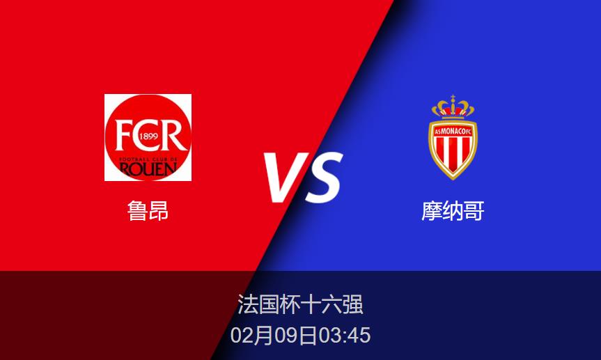法国杯：鲁昂vs摩纳哥比分预测前瞻分析