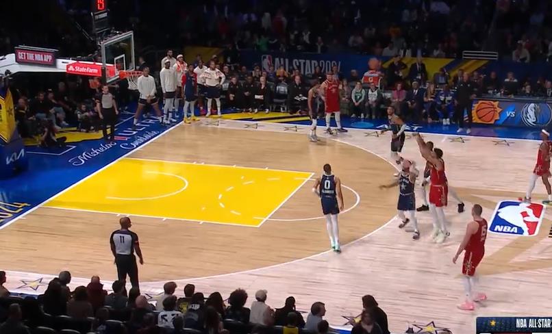 NBA全明星正赛：唐斯末节独得31分，难阻西部队失利