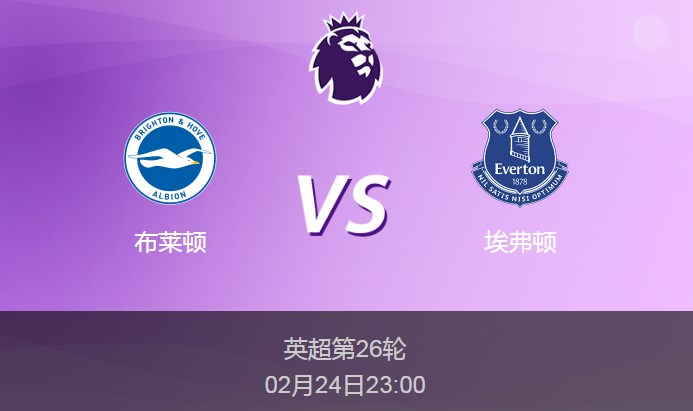 英超：布莱顿vs埃弗顿比分预测前瞻分析