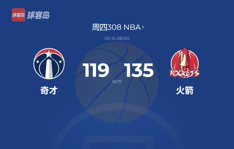 NBA战报：火箭势不可挡！格林、范乔丹领衔大胜奇才，豪取四连胜